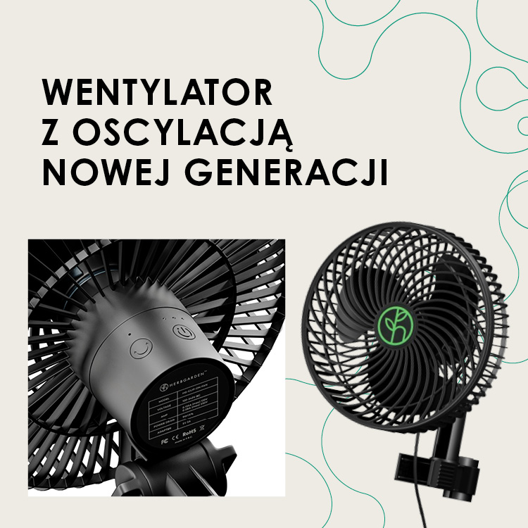 New oscillating fans from Herbgarden!